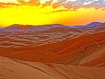 Sacharos dykuma Maroke, saulėtekis