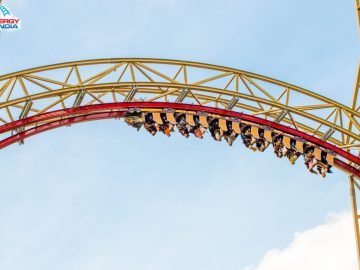 „Energylandia“ mediniai amerikietiški kalneliai